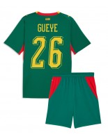 Senegal Pape Gueye #26 Vieraspaita Lasten MM-kisat 2026 Lyhythihainen (+ shortsit)